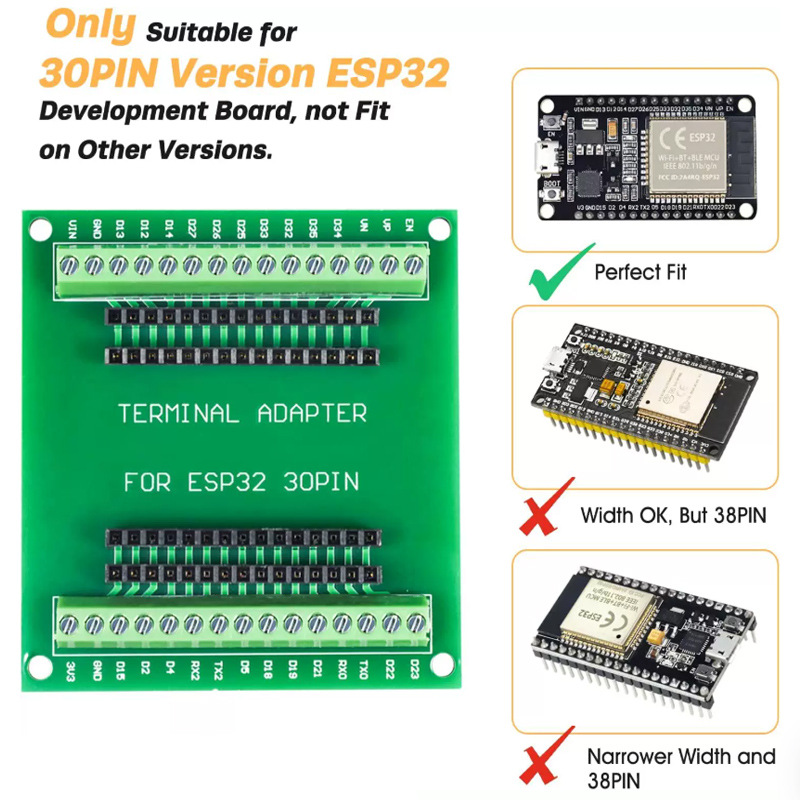 Doit Esp32 - ESP32 Development Board NodeMCU-32S ESP32-32D 32U