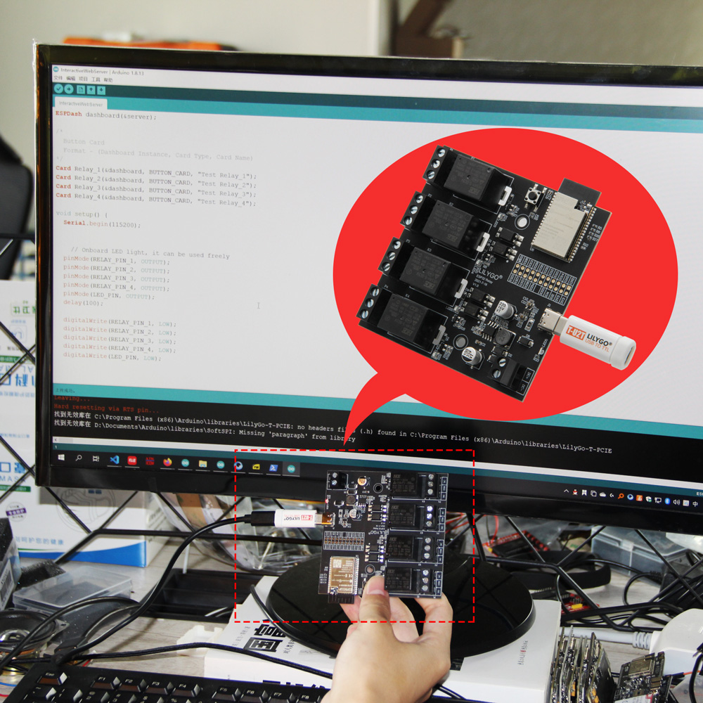 LILYGO® TTGO T-Relay ESP32 Wir - Ttgo Tdisplay recension och pris