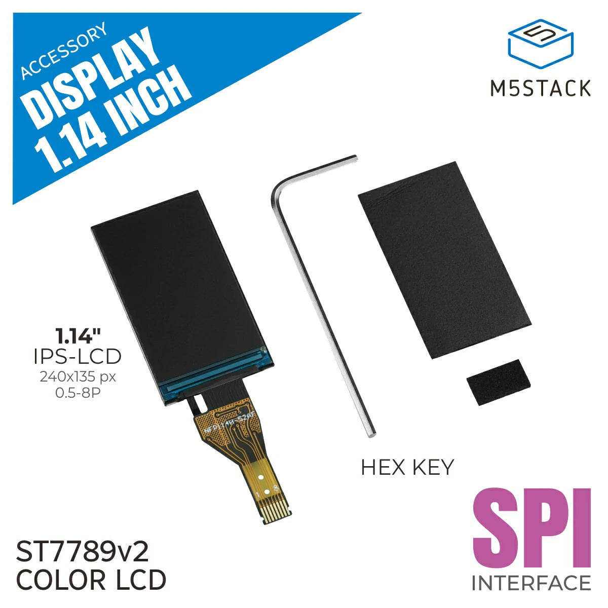 M5Stack Display 1.14 Inch Colo - M5Stickc recension och pris